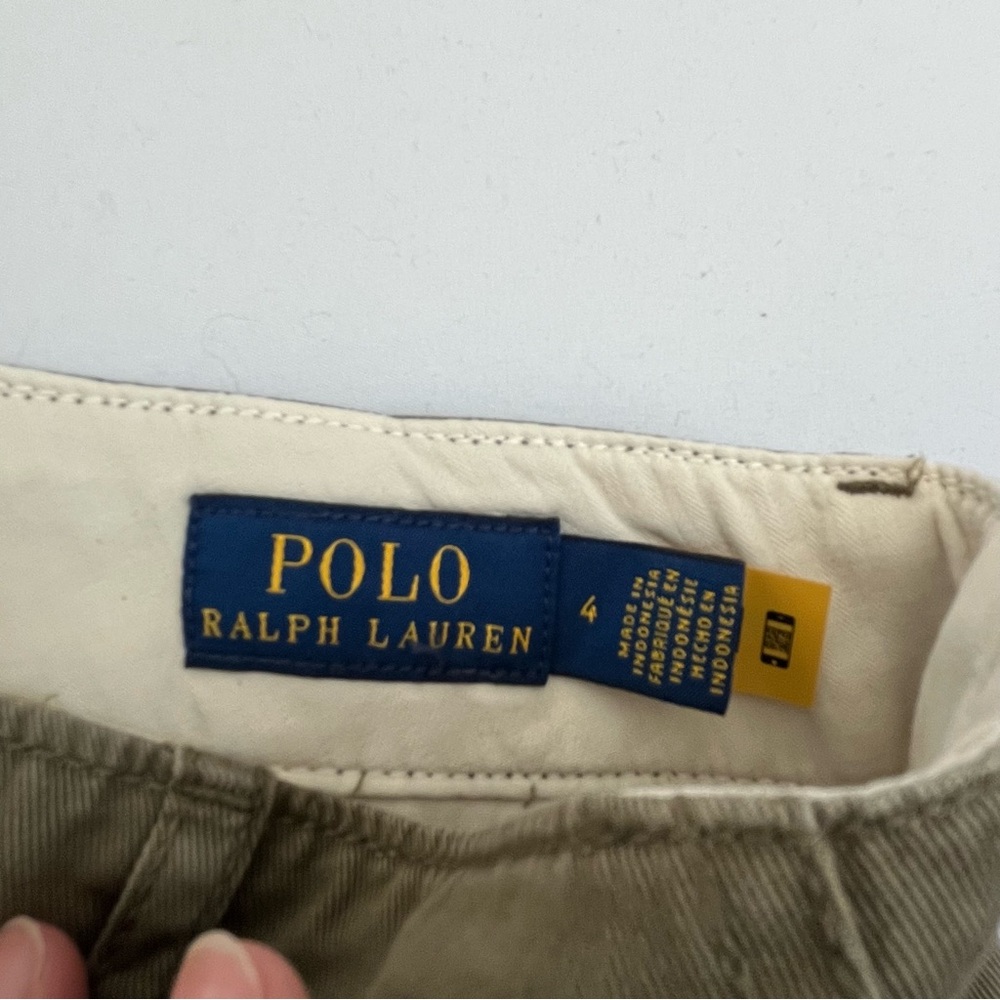 POLO Ralph Lauren Olive Wide Leg Pants Size 4 - Picture 7 of 10